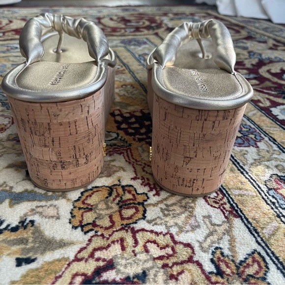 Veronica Beard Wedge Flip Flops - Picture 6 of 9